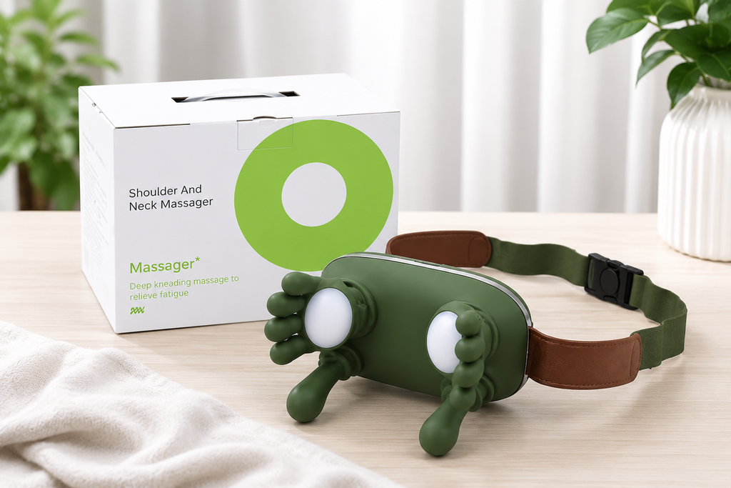 Shoulder & Neck Massager for Pain Relief, Deep Tissue Kneading