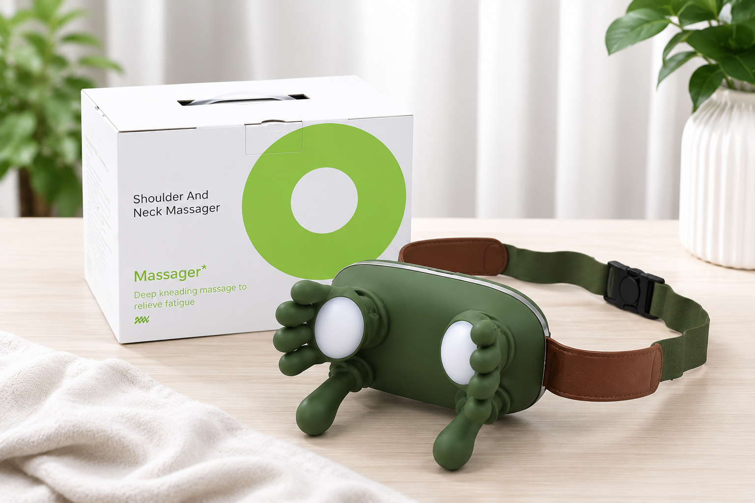 Shoulder & Neck Massager for Pain Relief, Deep Tissue Kneading